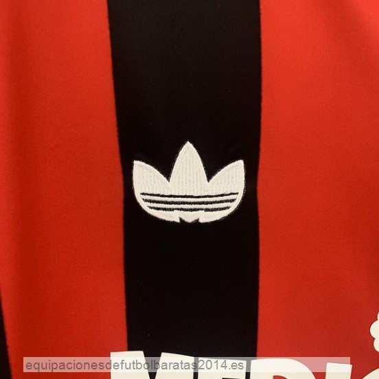 Nuevo 1ª Camiseta AC Milan Retro 1990 1991 Rojo Baratas